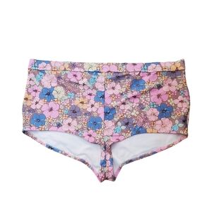 Wild Fable Retro Hippie Flower High-waist Cheeky Swim Bottoms Size 3X‎ New